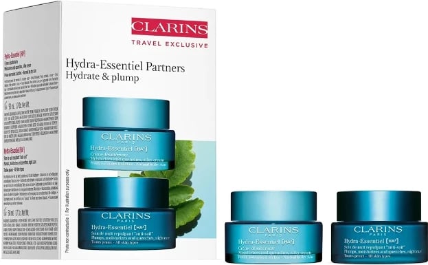 Set krem dite dhe krem nate Clarins Travel Hydra Essentiel 