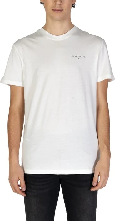 Maicë për meshkuj Tommy Hilfiger Jeans, të bardhë