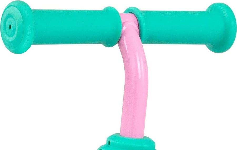 skuter fëmijësh Milly Mally Micro Plus Cat 6" rrota me drita, rrota dyshe, sedile e butë, 18-36 muaj, 25 kg max, rozë