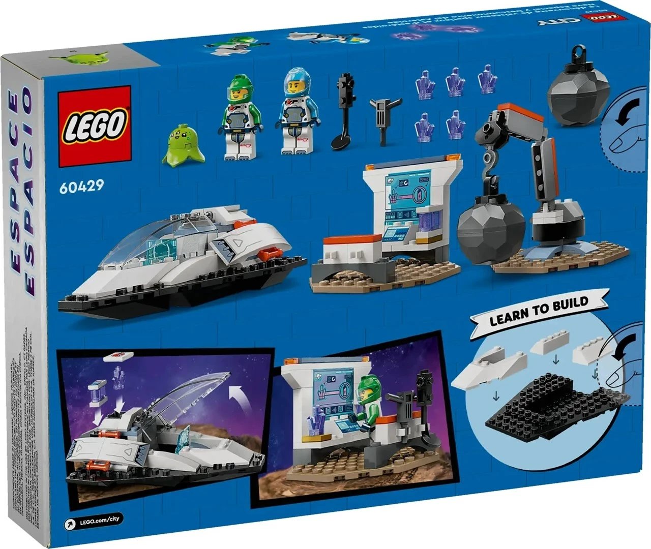Set LEGO CITY 60429 Spaceship dhe Asteroid Discovery
