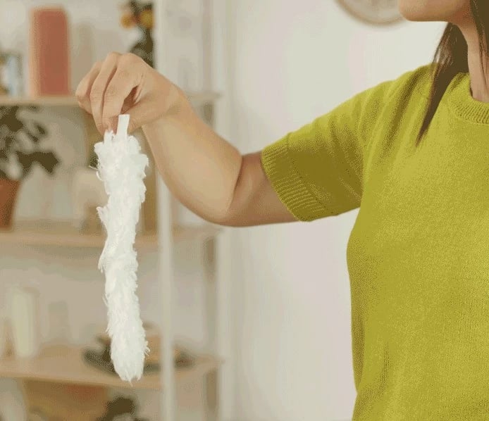 Set lopatë pluhuri Vileda Flex&Catch me dorezë të shkurtër dhe 2 mbushje rezervë, Bardhë