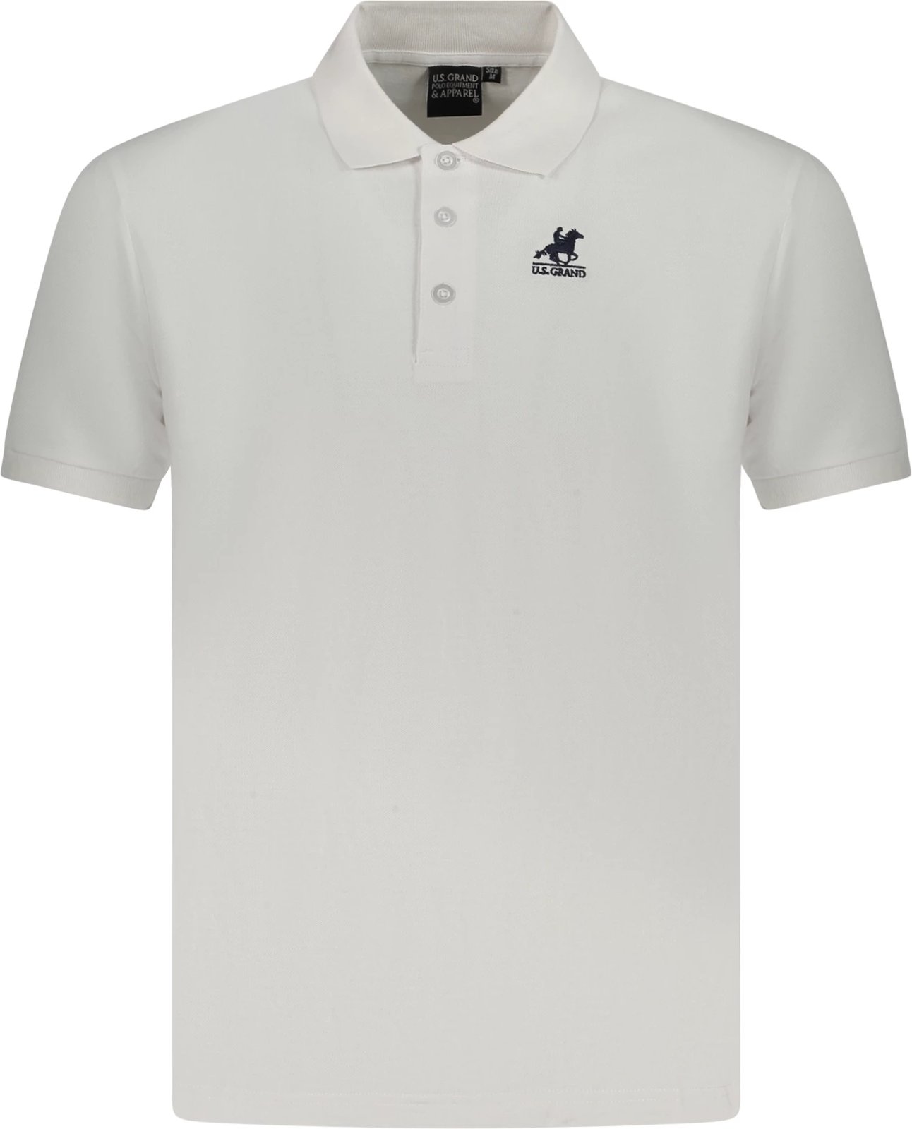 Maicë polo për meshkuj U.S. GRAND POLO, e bardhë