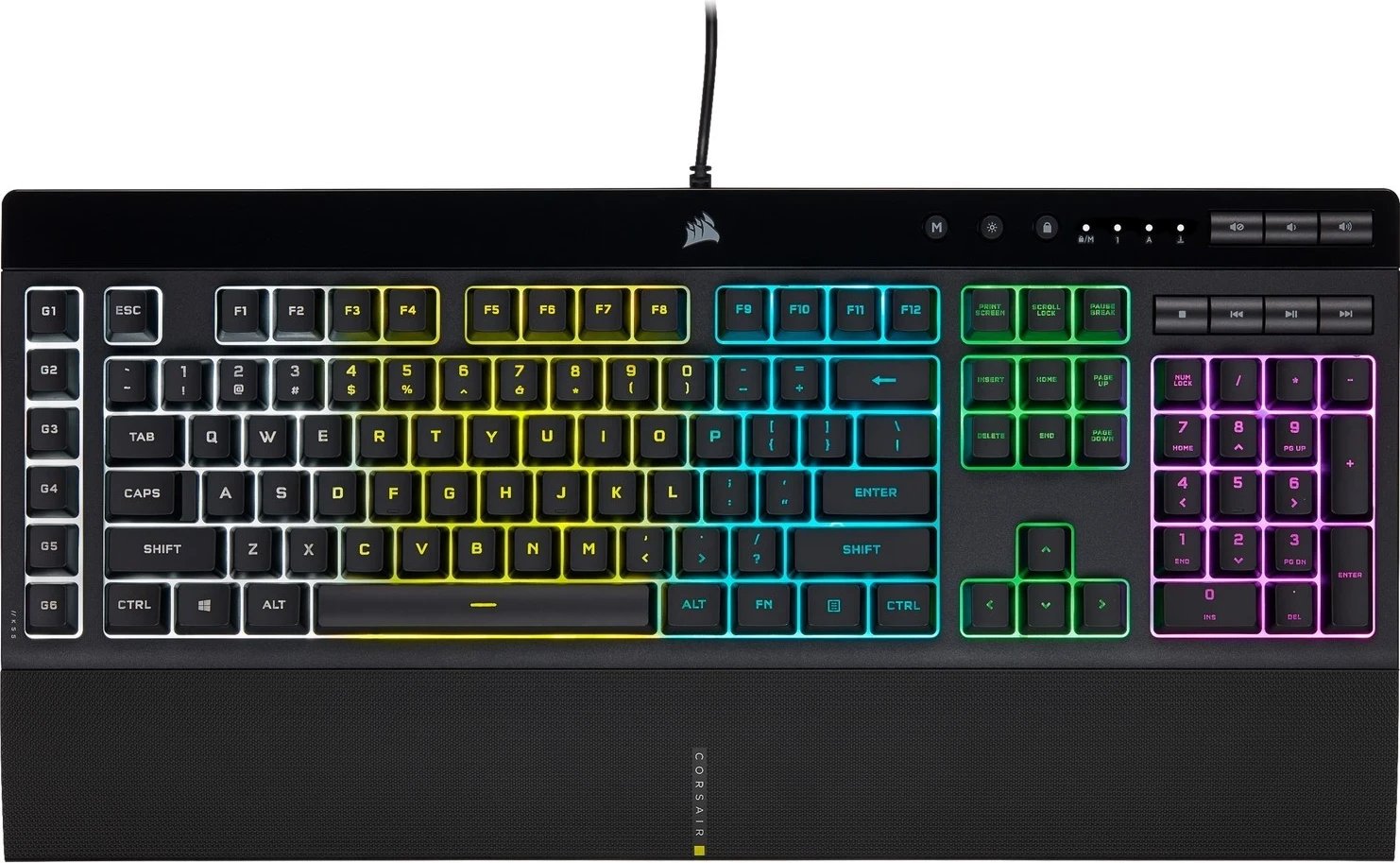 Tastierë Gaming Corsair K55 Pro RGB, me dritat RGB