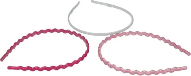 Rrathë flokësh të hollë me shkëlqim Inca, 3 copë