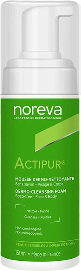 Shkumë pastruese fytyre Noreva Actipur Dermo-Cleansing Foam 150ml