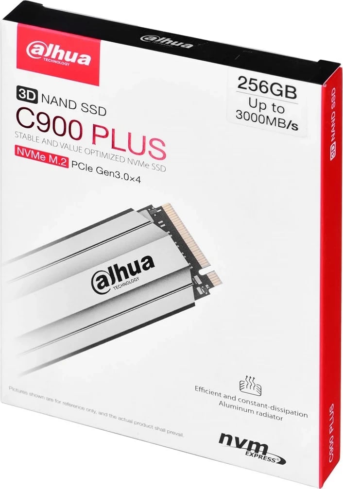 SSD Dahua DHI-SSD-C900VN256G, 256 GB, M.2, PCI Express 3.0, NVMe, i zi