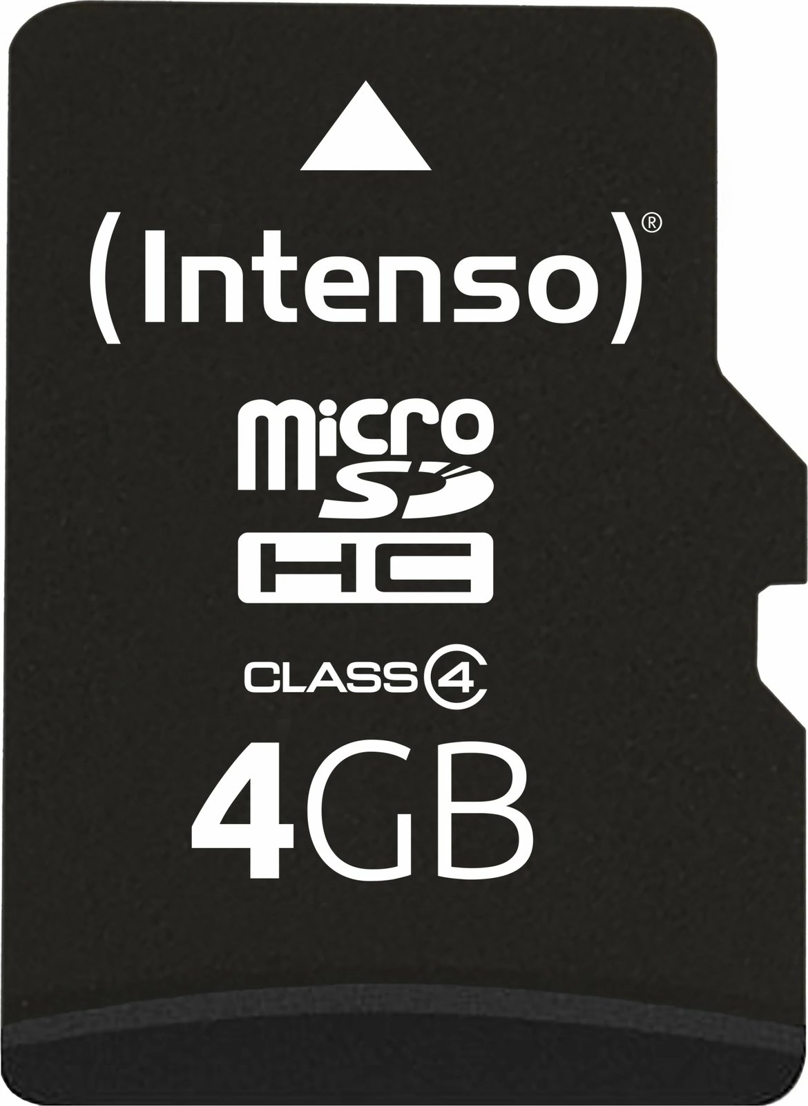 Kartelë memorie Intenso MicroSDHC 4GB Class 4 e zezë