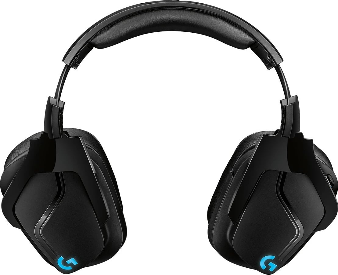 Kufje gaming Logitech G935 pa tela, 7.1 Surround Sound, e zezë, blu