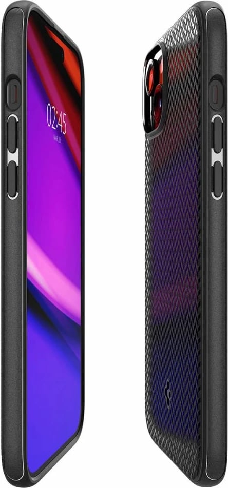 Mbështjellës Spigen Mag Armor MagSafe për iPhone 15, e zezë mat