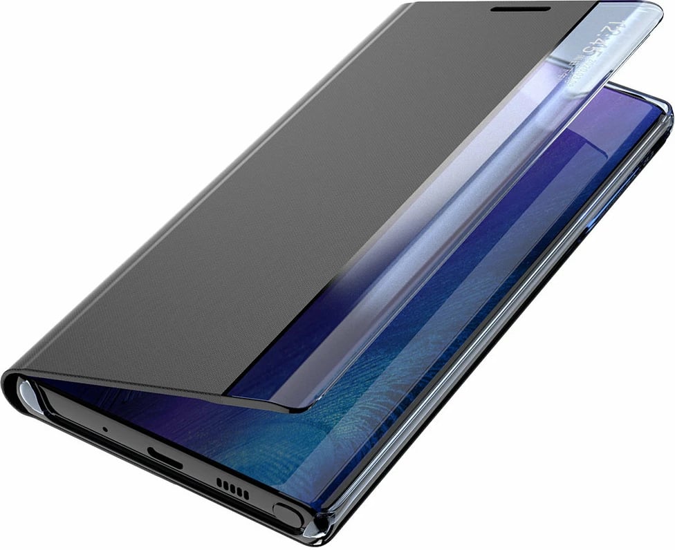 Mbështjellës Hurtel New Sleep Case për Samsung Galaxy S23, me kapak dhe qëndrim, Kaltër