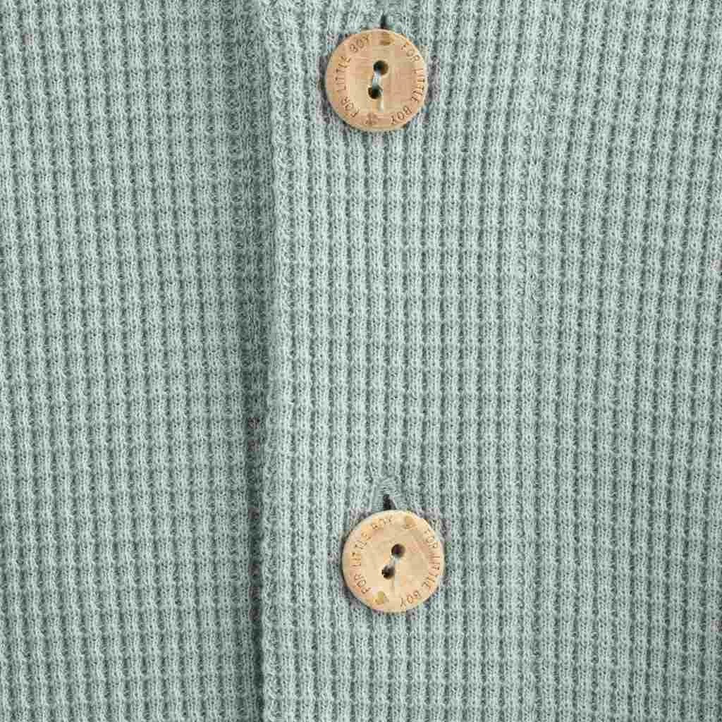 Xhaketë foshnje, New Baby, Laura, 100% pambuk, madhësi 56 (0–3m), për vajza, gri