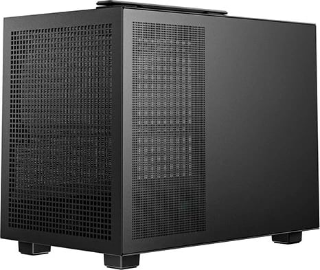 Kasë DeepCool CH160 MESH, për kompjuter, xham i temperuar, e zezë