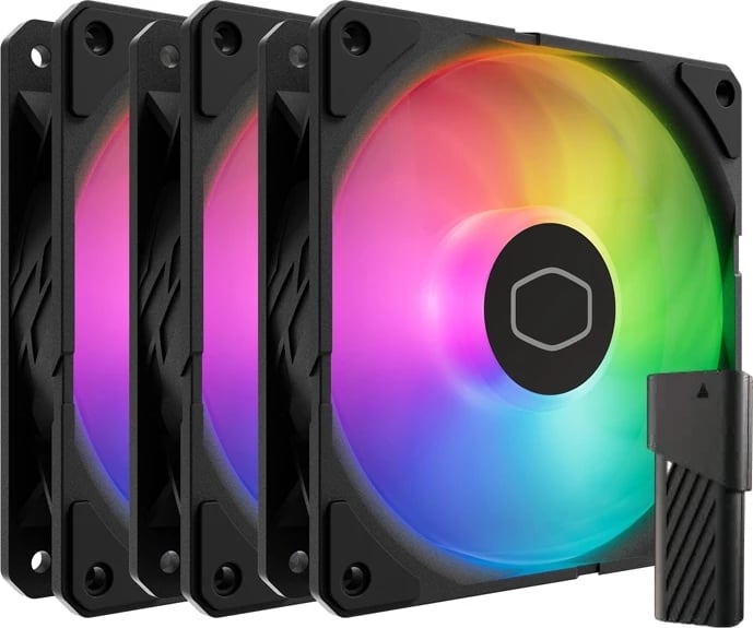 Kasë ventilator Cooler Master SickleFlow Edge 120 ARGB, set 3 copë, e zezë