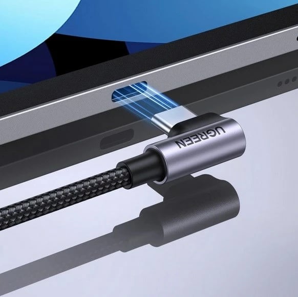 Kabllo USB-C UGREEN 50122B, 0.5m, 60W, Gri