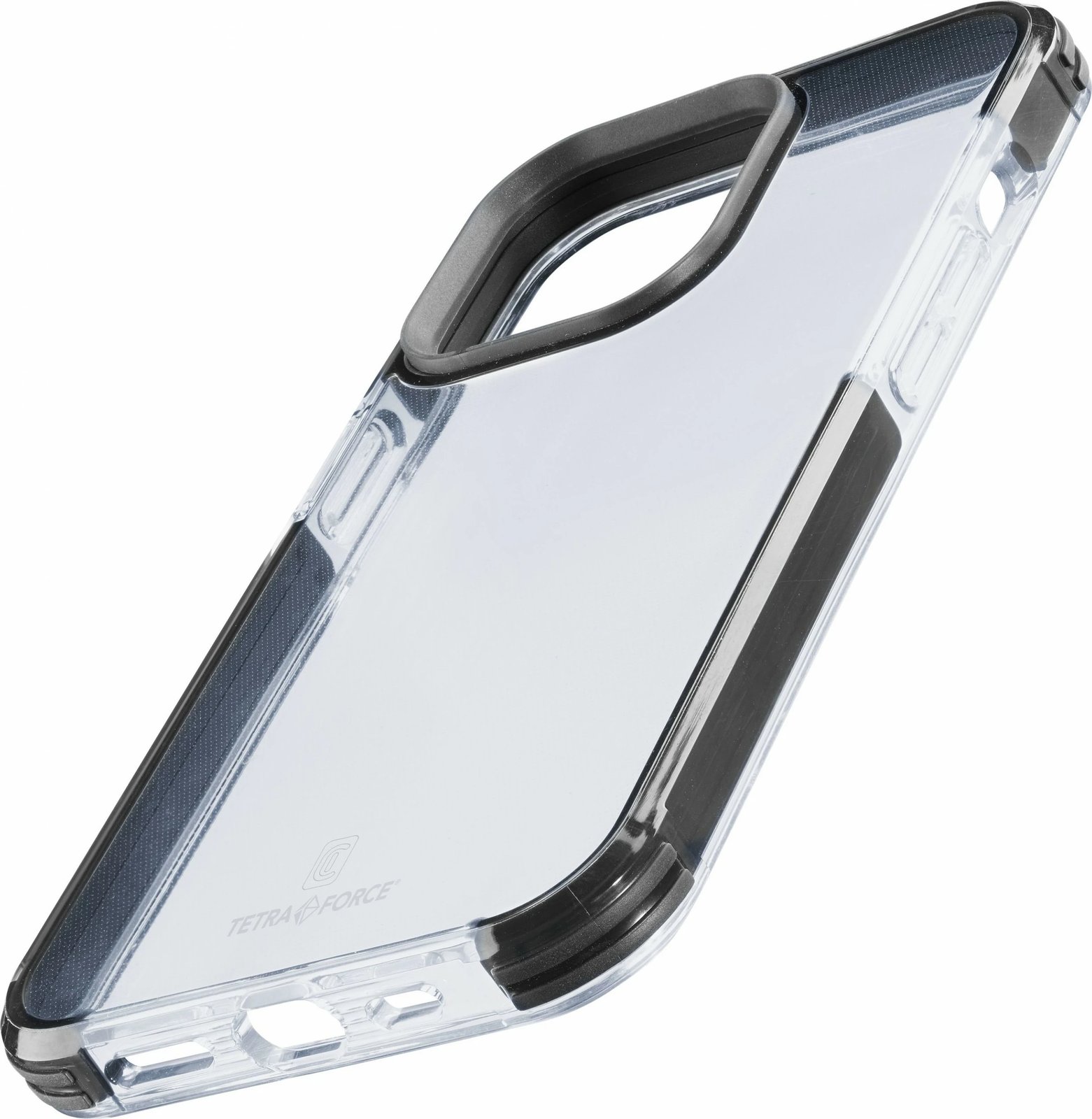 Mbështjellës Cellularline Tetra Force Strong Guard për iPhone 13, 6.1", e zezë