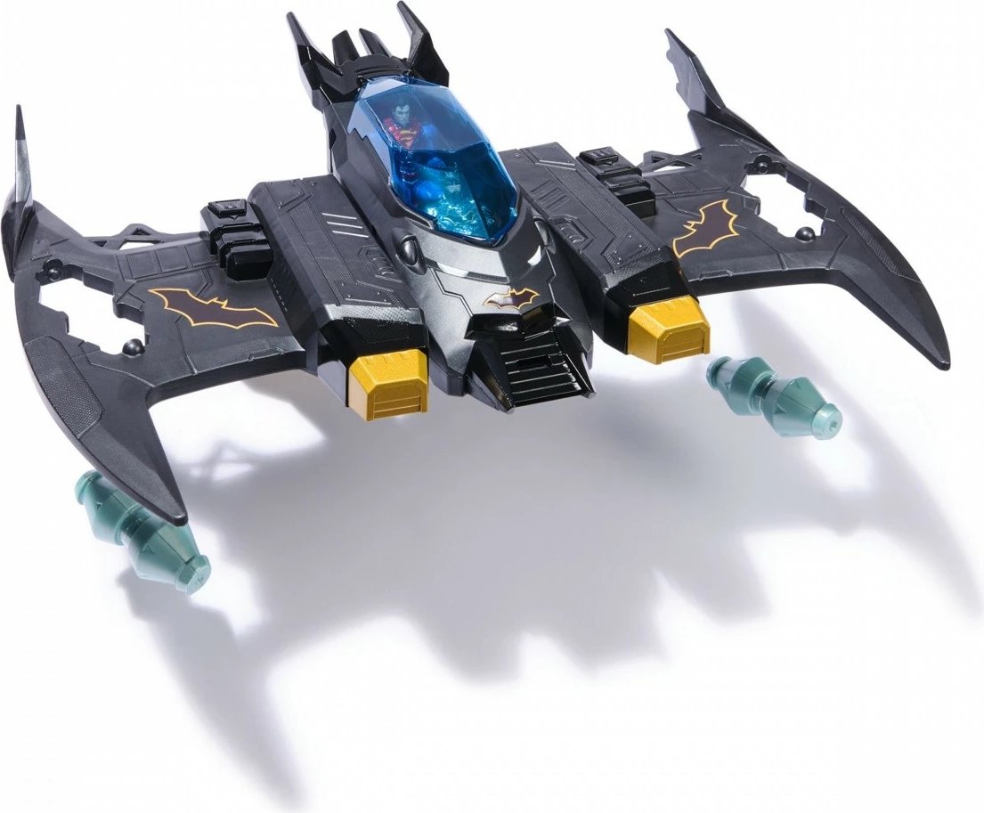 Set figurina aksion Batman Spin Master DC Metal Force Batwing Transformation, plastikë, për fëmijë