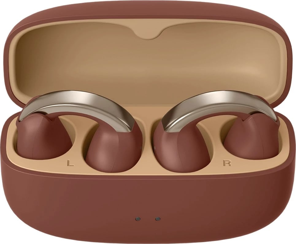 Kufje JVC HA-NP1TTU TWS earcuff, open-back, burgundy