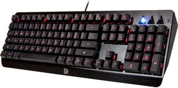 Tastierë gaming Thermaltake Challenger Edge, RGB, full-size, me kabllo, e zezë