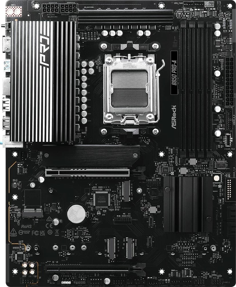 Pllakë amë ASRock B850 PRO-A, Socket AM5, DDR5, ATX