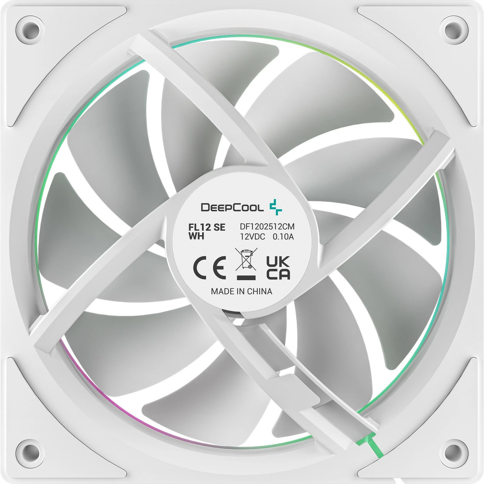 Ventilatorë Deepcool FL12 SE 3IN1 120mm, LED, të bardhë