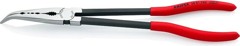 Pinca Knipex 2881280, metal, plastikë, 280mm, doreza të kuqe