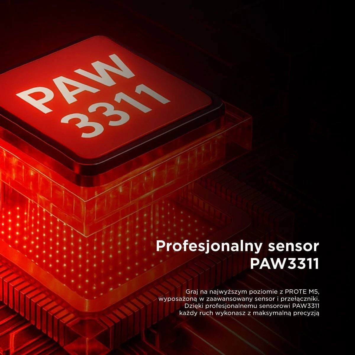 Maus Rampage Prote M5, 24000 DPI, RGB LED, 1kHz, i zi