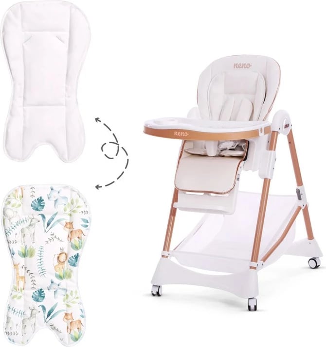 Karrige ushqimi multifunksionale neno Sedi White, e bardhë