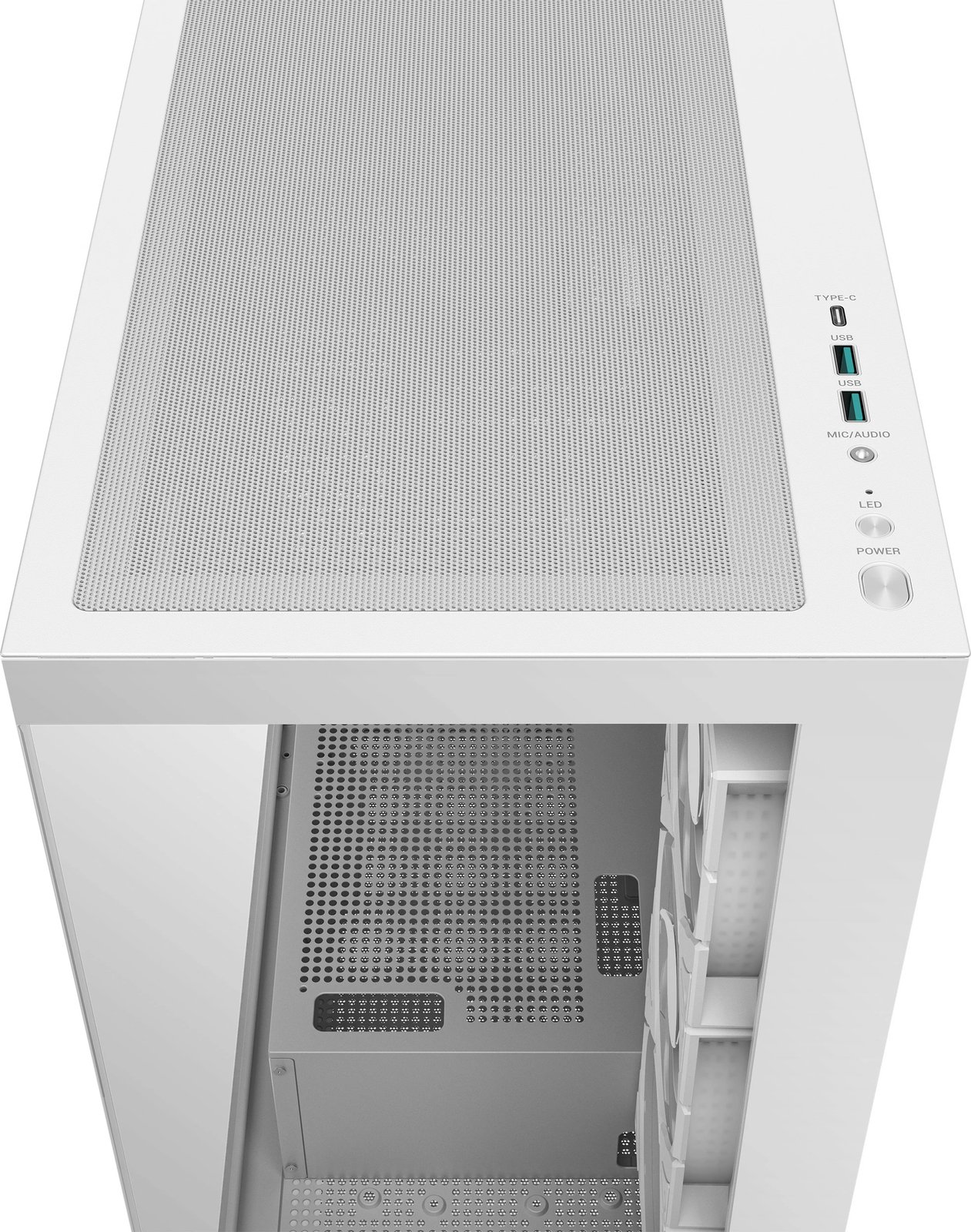 Kasë Deepcool CG580 4F WH, Midi Tower, ATX, RGB, e bardhë