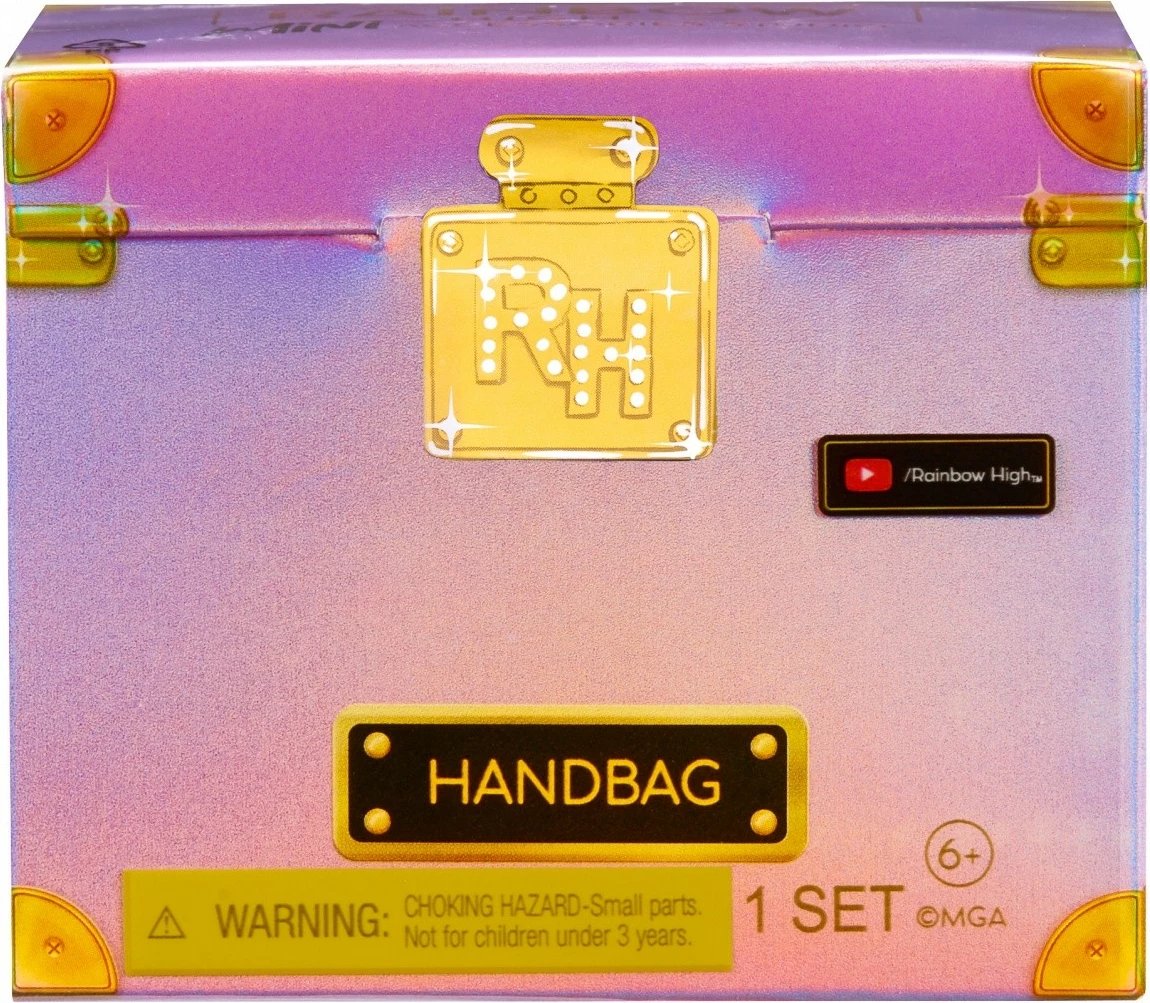 Set çanta aksesorësh Rainbow High Accessories Studio Series 1, për kukulla, Mix