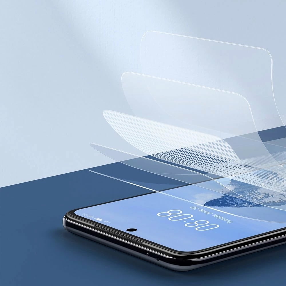 Folie mbrojtëse ekranit Baseus Fullscreen 0.15mm për Xiaomi Redmi K40/K40 Pro/Poco F3, 2 copë, Transparent