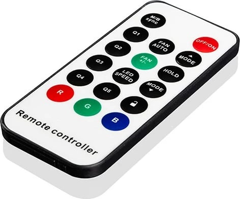 Kasë MODECOM Volcano Amirani ARGB, Midi Tower, e bardhë