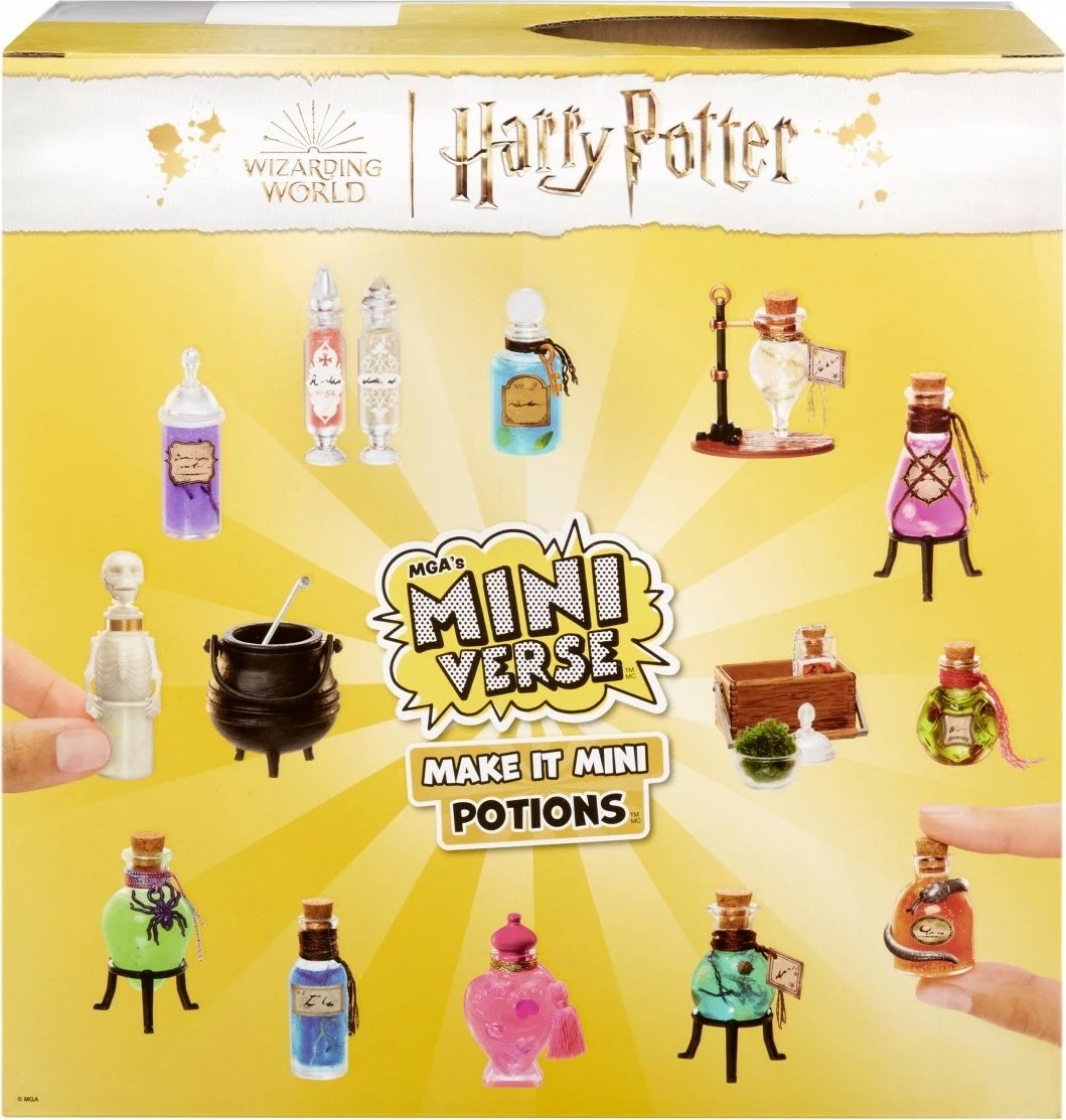 Set figurina Miniverse Harry Potter Make It Mini Potions, MGA, 15 copë