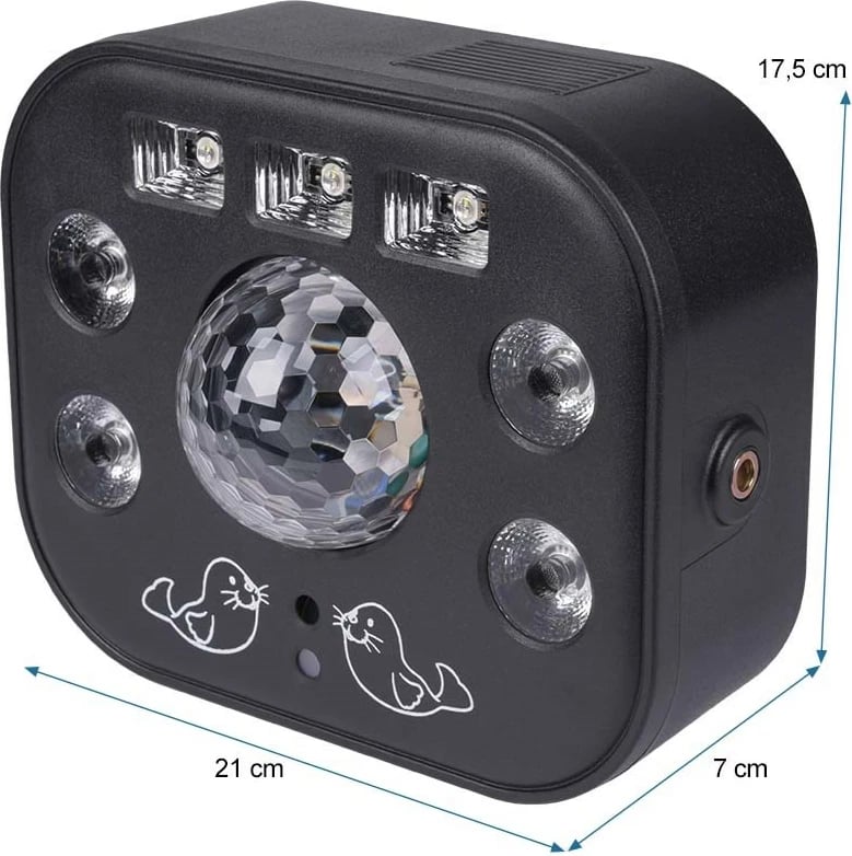 Efekt dritash Light4Me Multiphase, LED UV, i zi