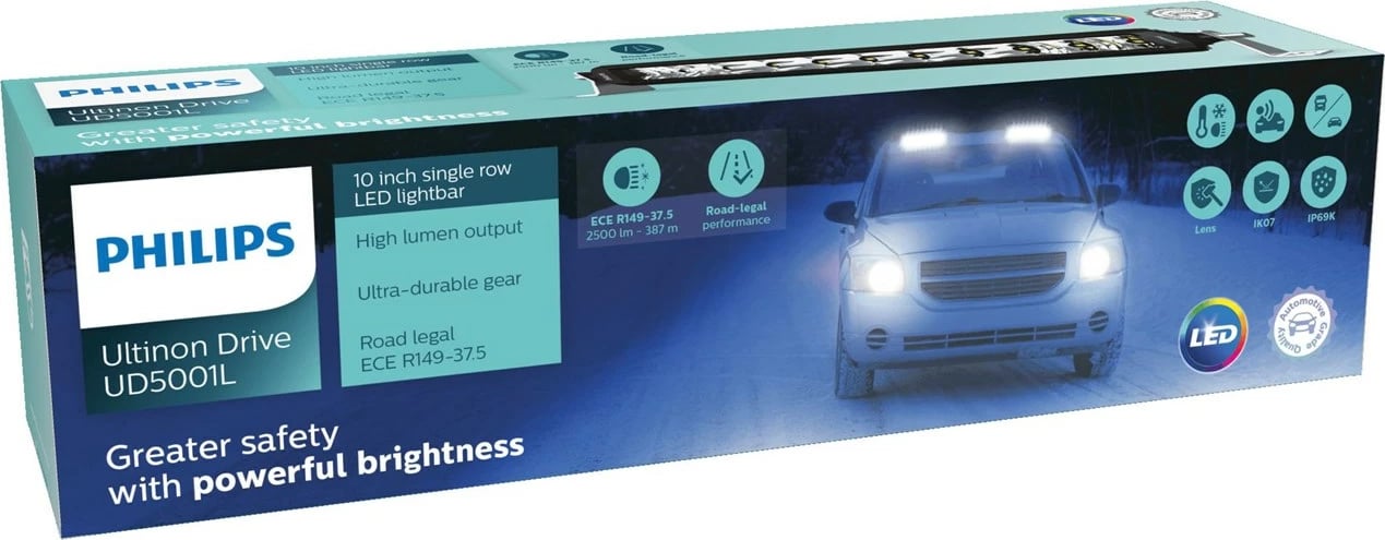 Dritë LED Philips Ultinon Drive 5100, 20 inch, Bardhë