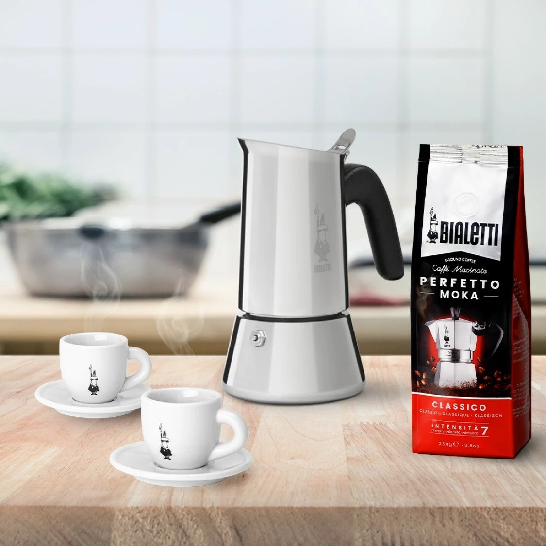 Mokka-kanë Bialetti New Venus 0.1L argjend