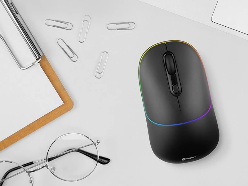 Maus wireless Tracer RATERO, 2.4 GHz, RGB, i zi