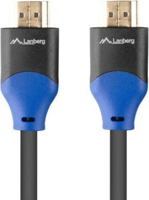 Kabllo HDMI Lanberg CA-HDMI-15CU-0030-BK, 3m, 4K, Full Copper, E zezë