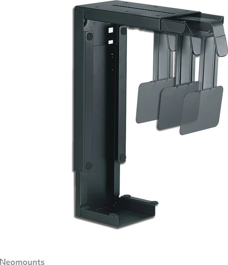 Mbajtës tavoline për kasë kompjuteri NEWSTAR CPU-D100BLACK, Çelik, i zi