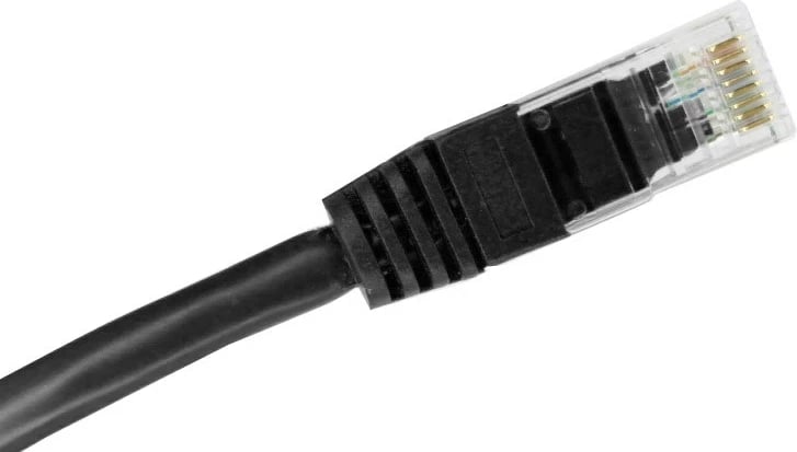 Kabllo rrjeti ALANTEC KKU5CZA0.25, Cat5e, 0.25m, RJ-45, e zezë