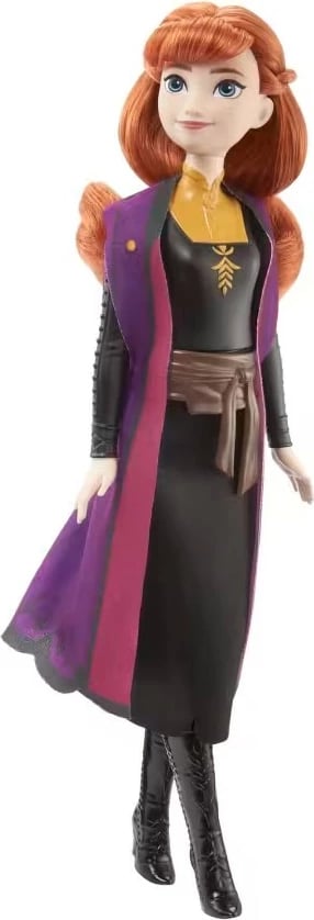 Kukull Anna Disney Frozen Mattel HLW50, 32 cm, me mantel dhe këpucë