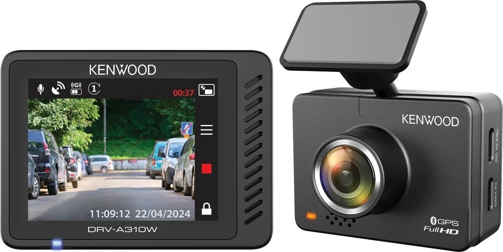 Kamera veture Kenwood DRV-A310W, Full HD, 2.0", Bluetooth, e zezë