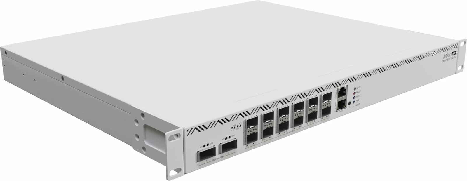 Router MikroTik CCR2216-1G-12XS-2XQ, Gigabit Ethernet, Silver
