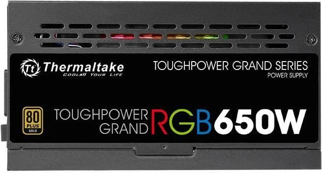 Kasë Thermaltake Toughpower Grand RGB 650W, Modular, 80 PLUS Gold, e zezë