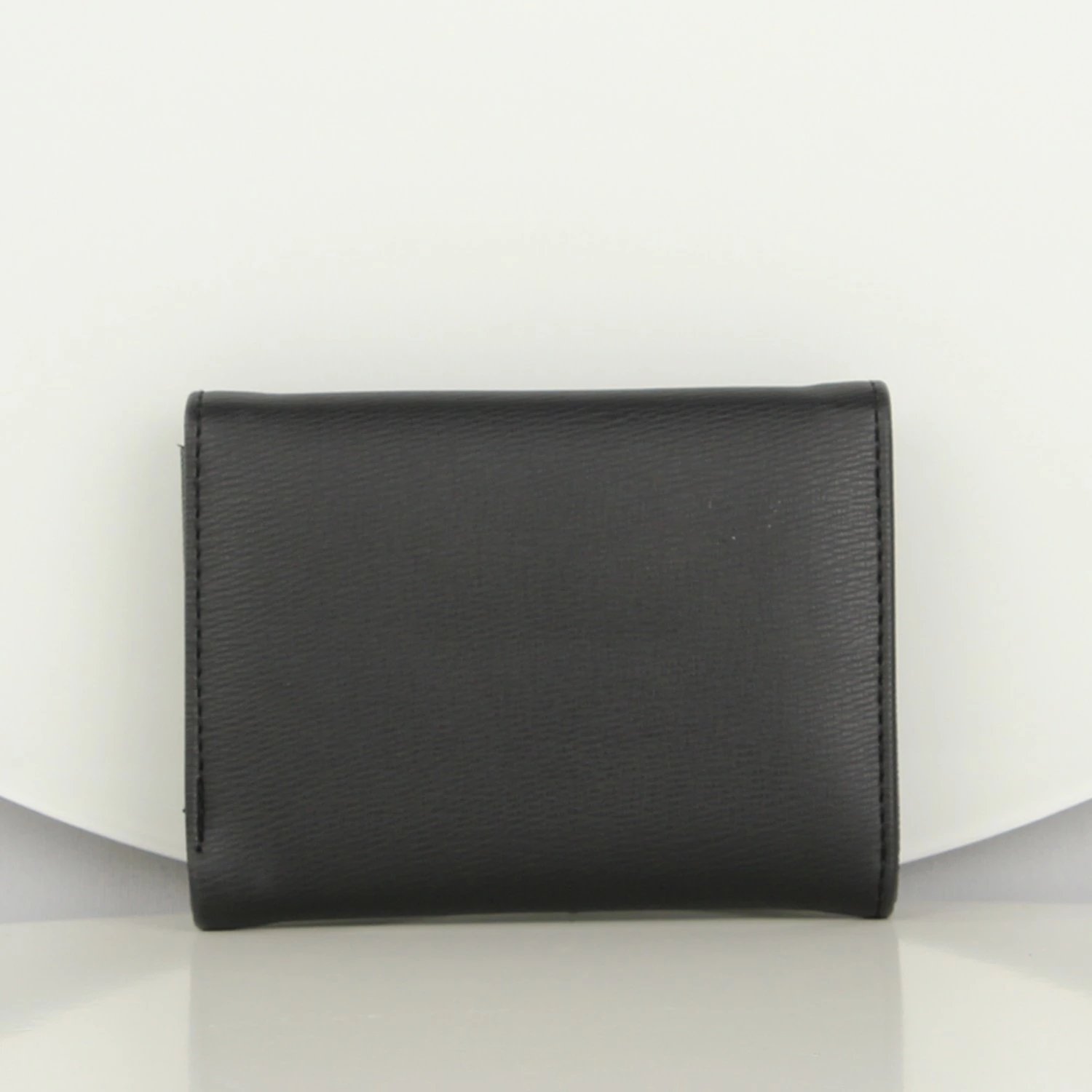 Portofol lëkure, mbajtës kartelash, ngjyrë e zezë, Zoozie Bags, 12.5x9cm