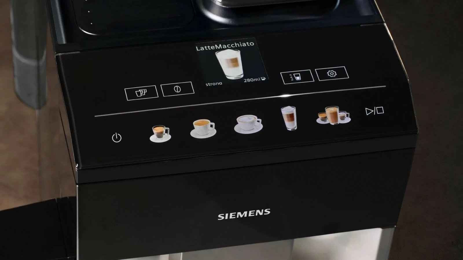 Makine ekspresi Siemens TQ513R01, automatike, 1.9L, 270g, e zezë