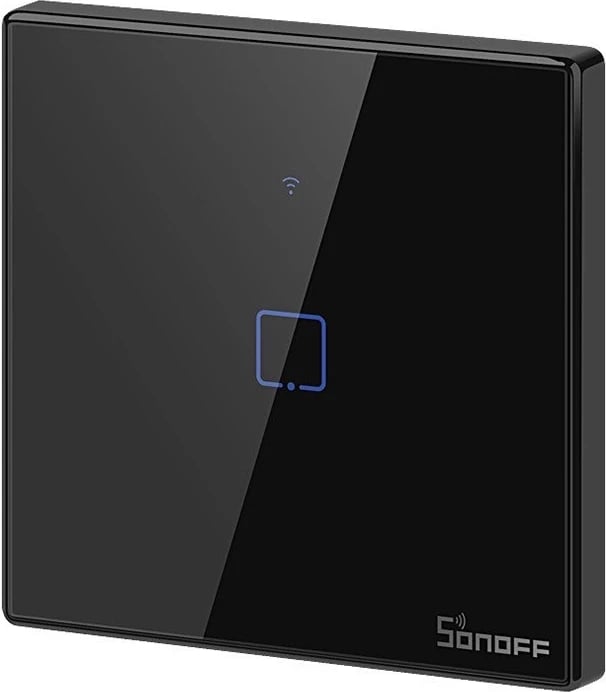 Switch i mençur Sonoff T3EU1C-TX, 1 kanal, WiFi + RF 433MHz, i zi