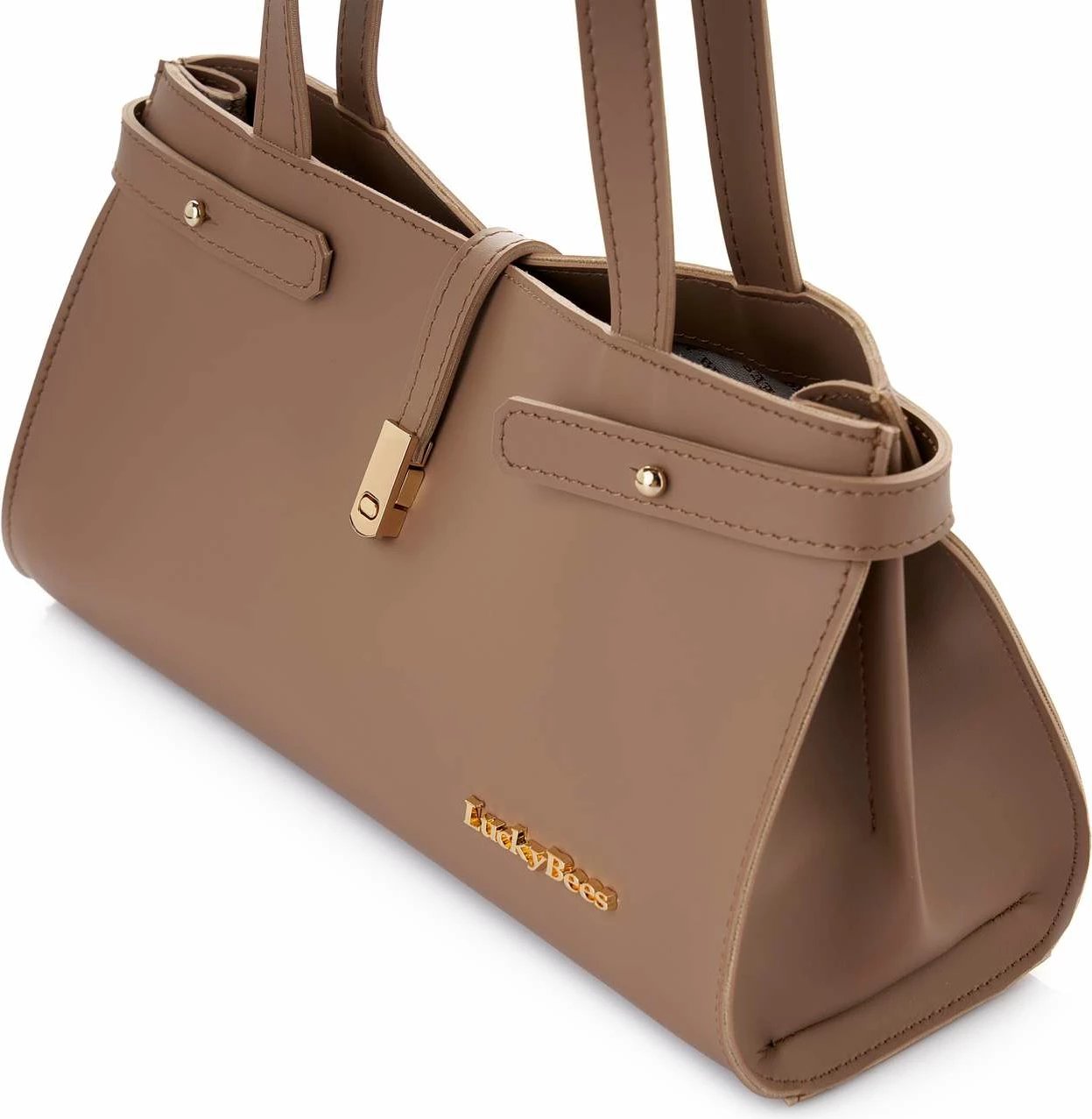 Çantë krahu Lucky Bees, ngjyrë mink, Maya