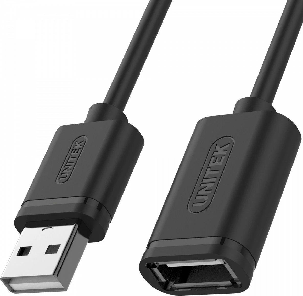 Kabllo zgjatues USB 2.0, Unitek Y-C428GBK, 1 m, USB-A mashkull në USB-A femër, e zezë