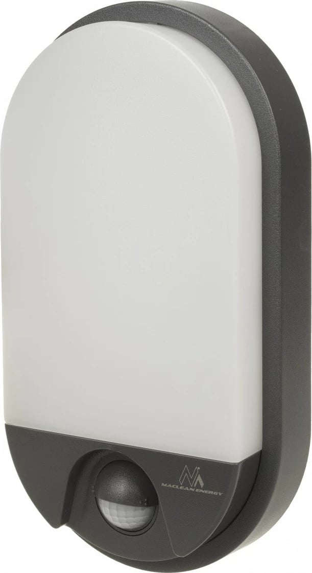 Llampë LED Maclean MCE340 GR me sensor lëvizjeje, 15W, 4000K, gri