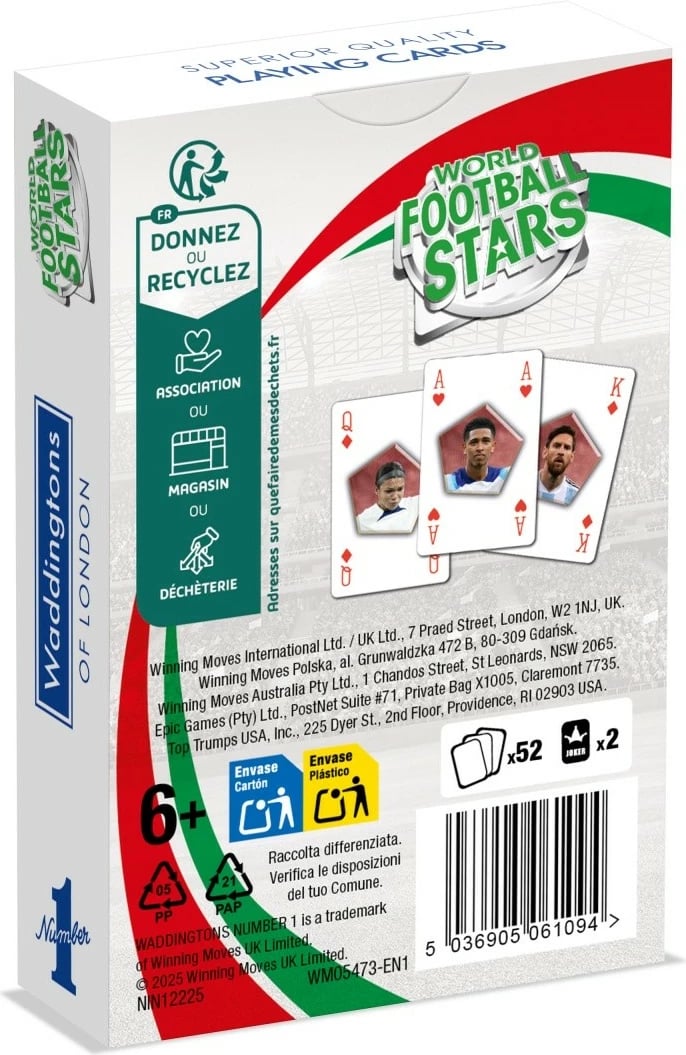 Letra loje Winning Moves Waddingtons No. 1 World Football Stars 54 letra